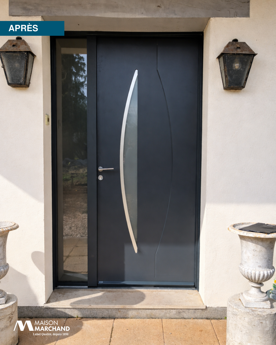 Pose de porte d'entrée acier sur mesure à Isneauville en Seine-Maritime