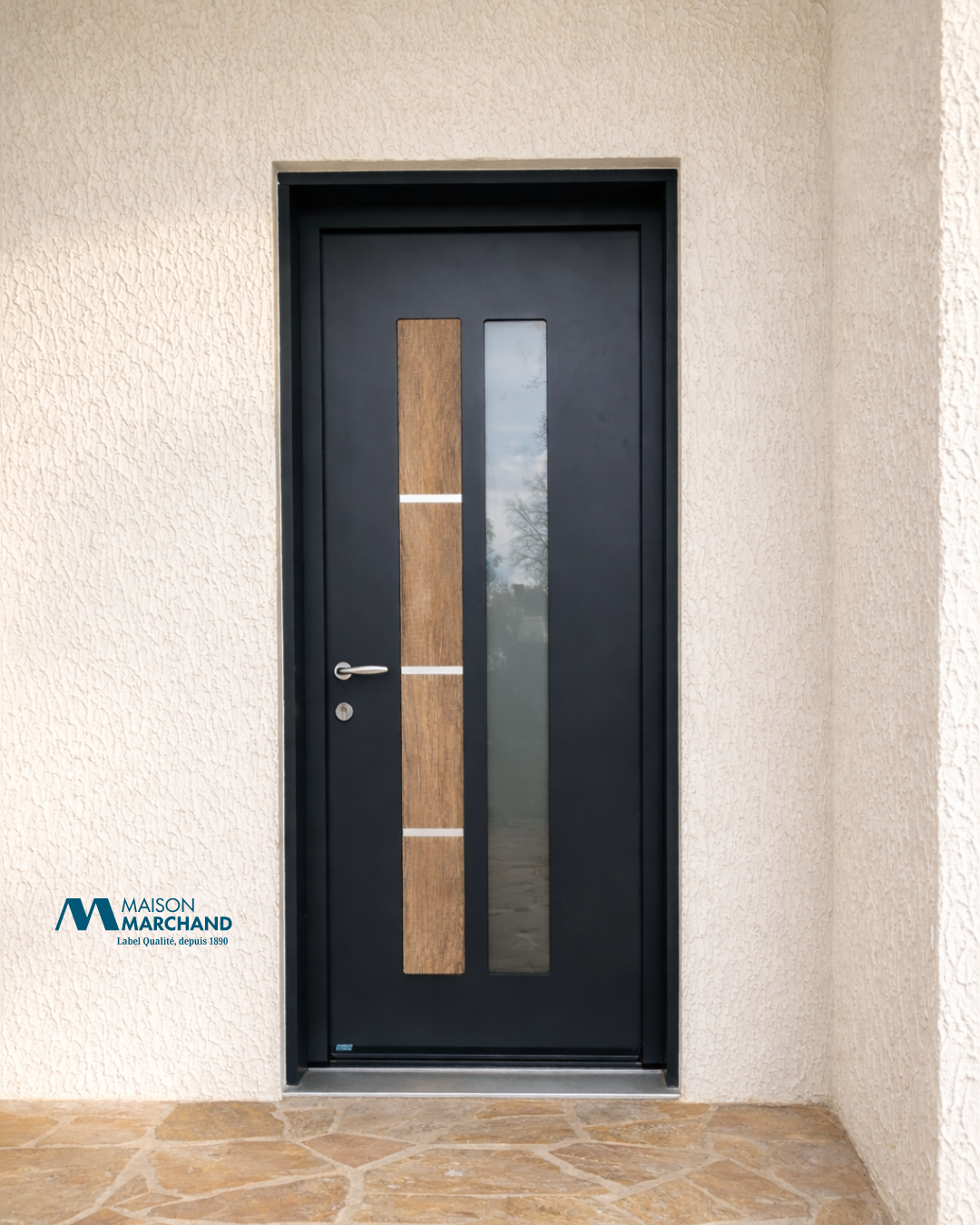 Pose d’une porte d’entrée acier sécurisée et isolante à Pierreval en Seine Maritime