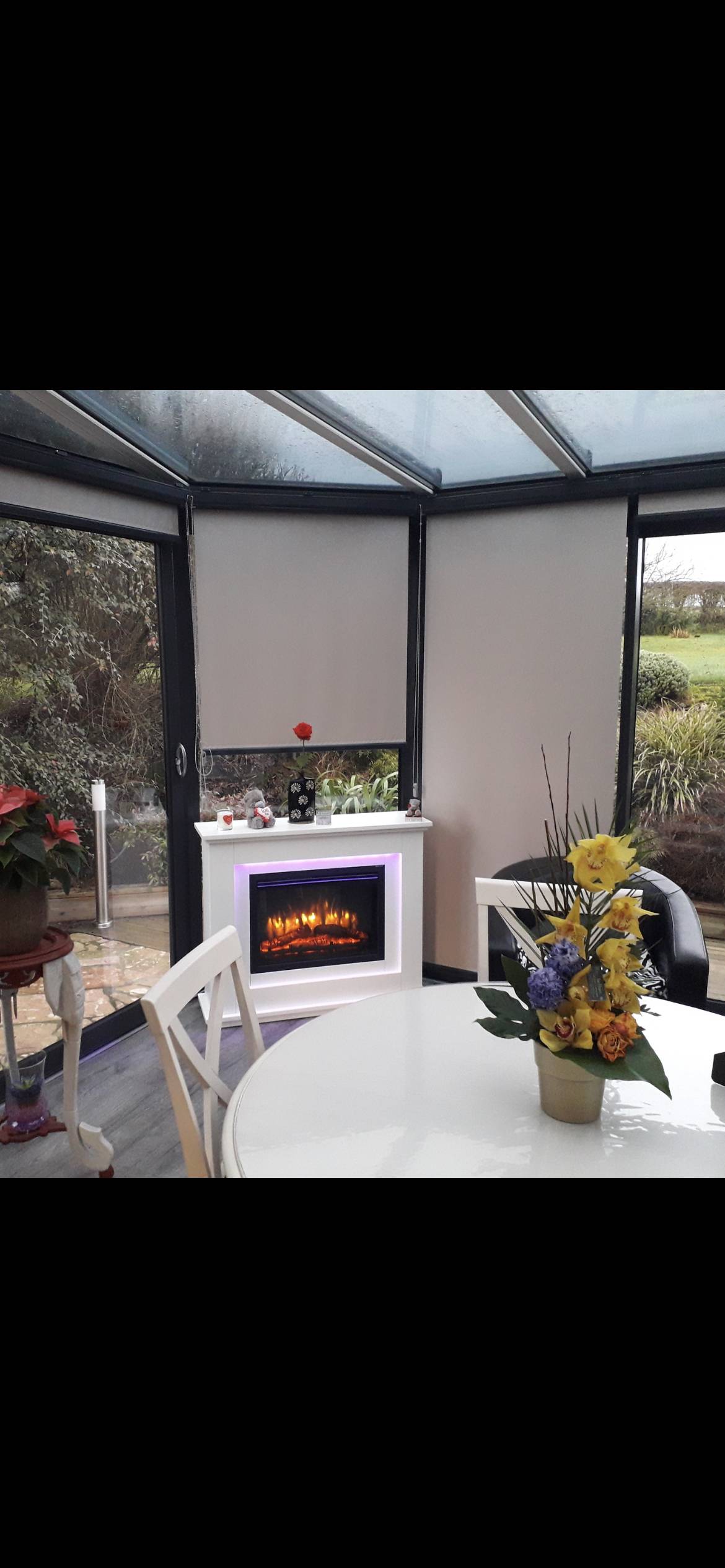 Store enrouleur sur mesure dans une véranda Notre dame de Bondeville 76960