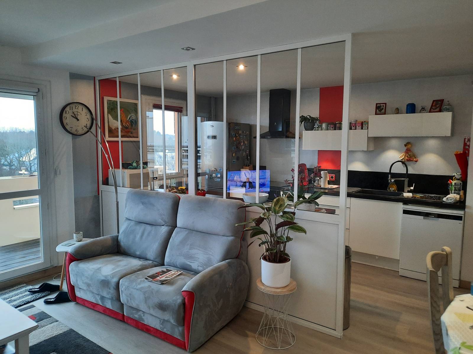 Fourniture et pose d'une verrière d'intérieure en aluminium à Grand-Quevilly 76120