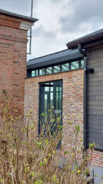 Fabrication et pose de véranda sur-mesure style verrière à Richemont en Seine-Maritime