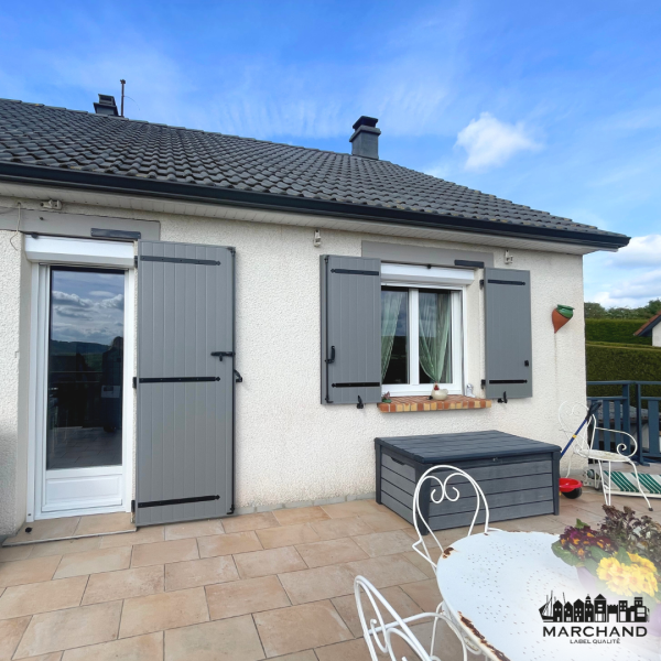 Remplacement de fenêtres françaises en PVC à Dieppe