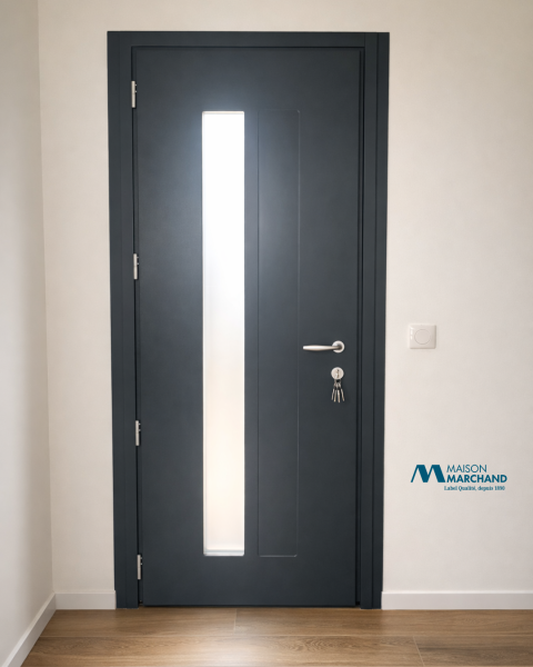 Pose d’une porte d’entrée acier sécurisée et isolante à Pierreval en Seine Maritime