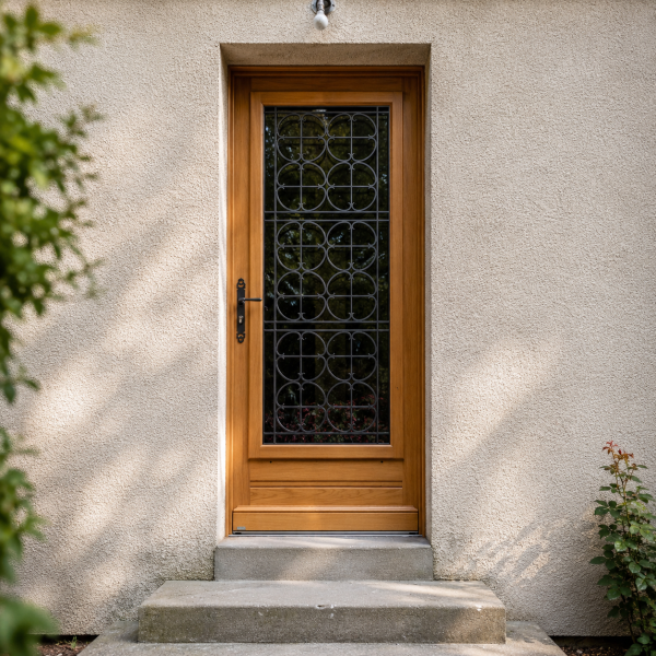 Pose de porte d’entrée bois Bel’M à ISNEAUVILLE : élégance, confort et sécurité